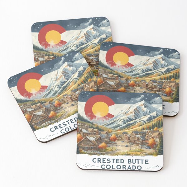 Item preview, Crested Butte Colorado - Travel Art designed and sold by maximinano100k.