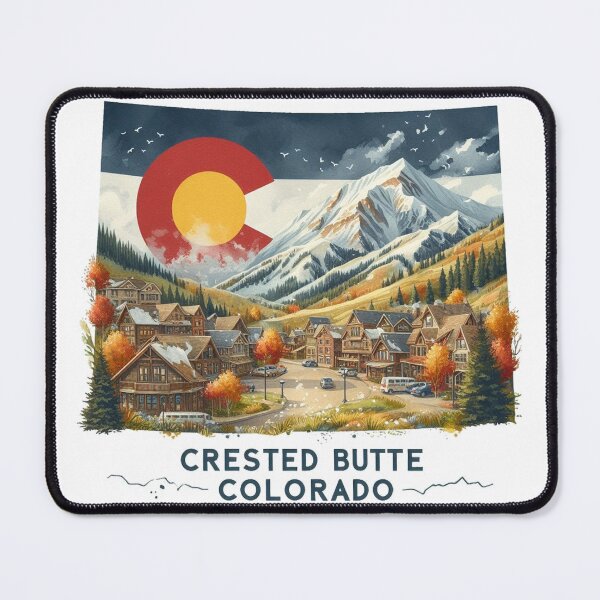 Item preview, Crested Butte Colorado - Travel Art designed and sold by maximinano100k.