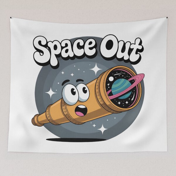 Item preview, Space Out Stargazing Amateur Astronomy designed and sold by Blok45.