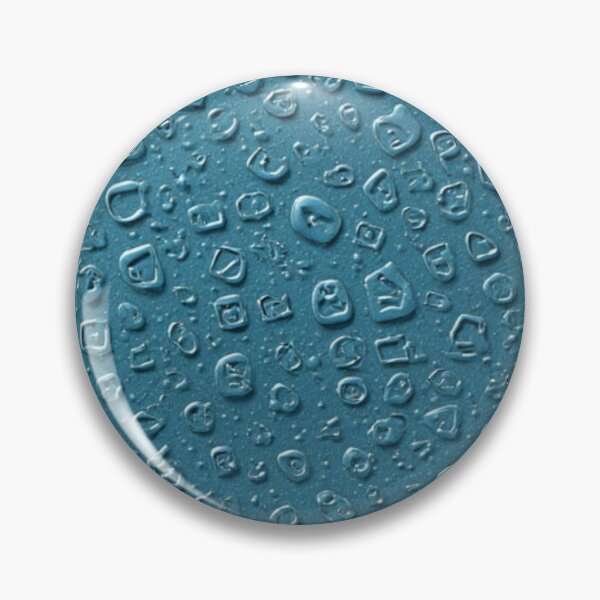 Item preview, Embossed Digital Droplets on Blue Surface designed and sold by Virtuals1.