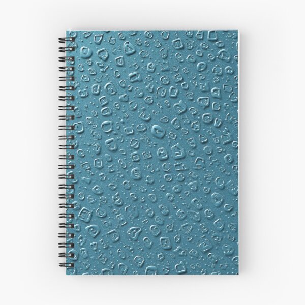Item preview, Embossed Digital Droplets on Blue Surface designed and sold by Virtuals1.