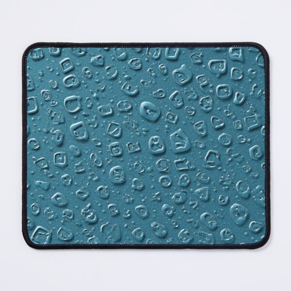 Item preview, Embossed Digital Droplets on Blue Surface designed and sold by Virtuals1.