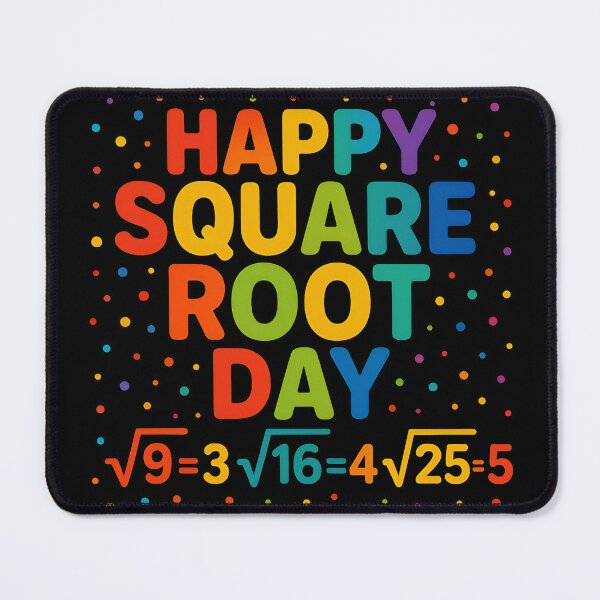 Item preview, Happy Square Root Day designed and sold by Nest & Thread.