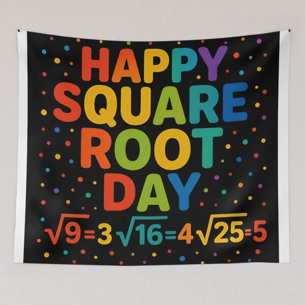Item preview, Happy Square Root Day designed and sold by Nest & Thread.
