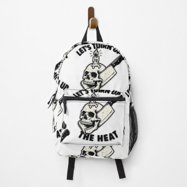 Item preview, Let’s Turn Up the Heat — Skull, Cleaver & Candle (Dark Kitchen Art) designed and sold by TrendTribeTP.