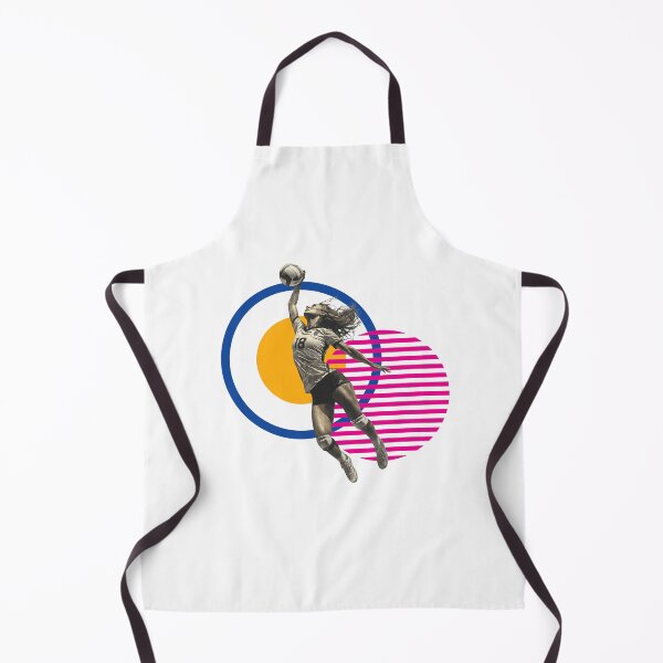 Item preview, Volleyball Outside Hitter Powerful Spiker on Bold Geometric Pattern designed and sold by daila70.
