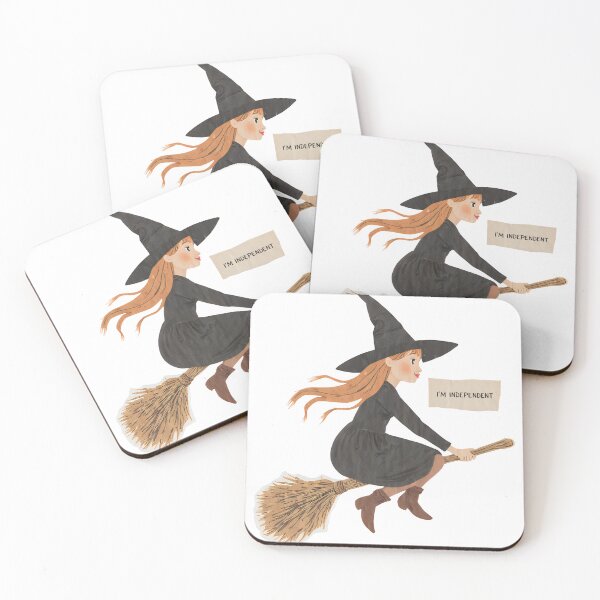 Item preview, Independent Witch on Her Broom designed and sold by nighttime1990.