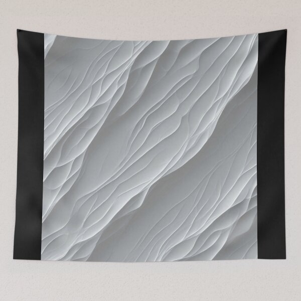 Item preview, Flowing White Contours on Minimalist Surface designed and sold by Virtuals1.