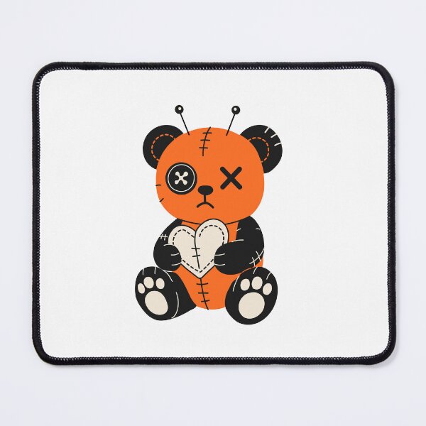 Item preview, Sad Voodoo Style Teddy Bear with Heart Patch designed and sold by Innamalinka.