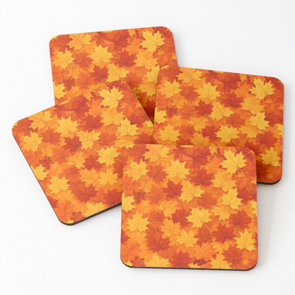 Item preview, Golden Autumn Leaves designed and sold by Kaleidoscope Print.