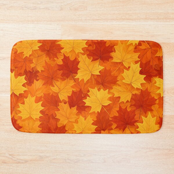 Item preview, Golden Autumn Leaves designed and sold by Kaleidoscope Print.