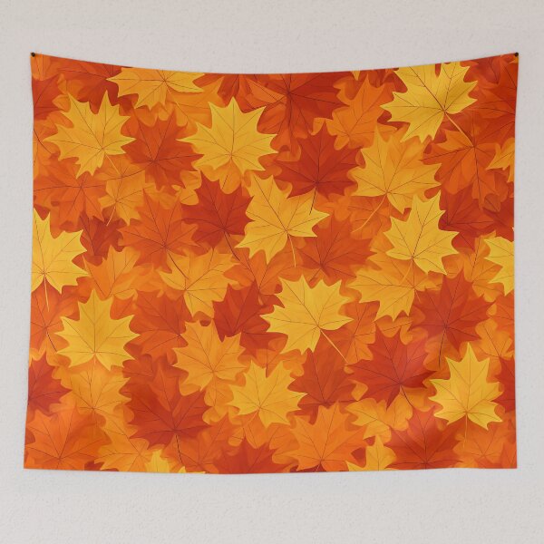 Item preview, Golden Autumn Leaves designed and sold by Kaleidoscope Print.