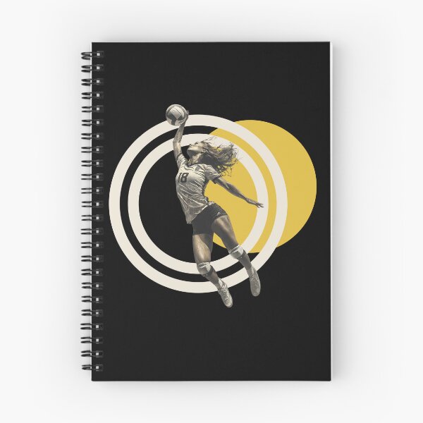 Item preview, Volleyball Outside Hitter Sporty Spiker on Geometric Design designed and sold by daila70.