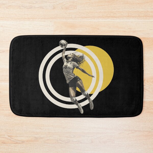 Item preview, Volleyball Outside Hitter Sporty Spiker on Geometric Design designed and sold by daila70.
