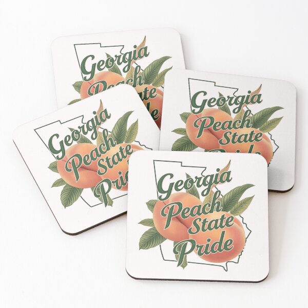 Item preview, Georgia Peach State Pride Sticker – Southern Roots Local State Pride Design designed and sold by FestivityFinds.