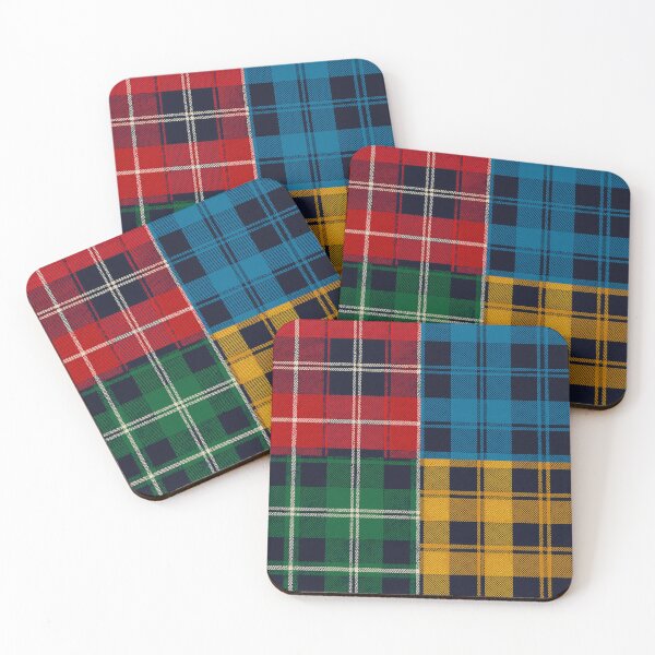 Item preview, Tartan Patchwork designed and sold by Kaleidoscope Print.