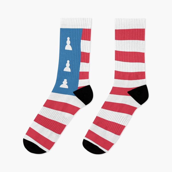 Item preview, US Flag Chess Pawn Patriotic Design designed and sold by missbobbit.
