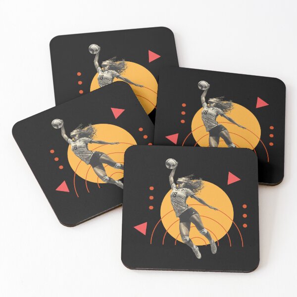 Item preview, Volleyball Hitter Outside Position Spiker with Geometric Artwork designed and sold by daila70.