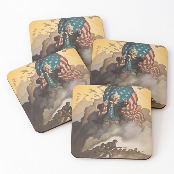 Item preview, Uncle Sam Buy War Bonds Vintage Poster – WWII Propaganda Wall Art designed and sold by neildoch.