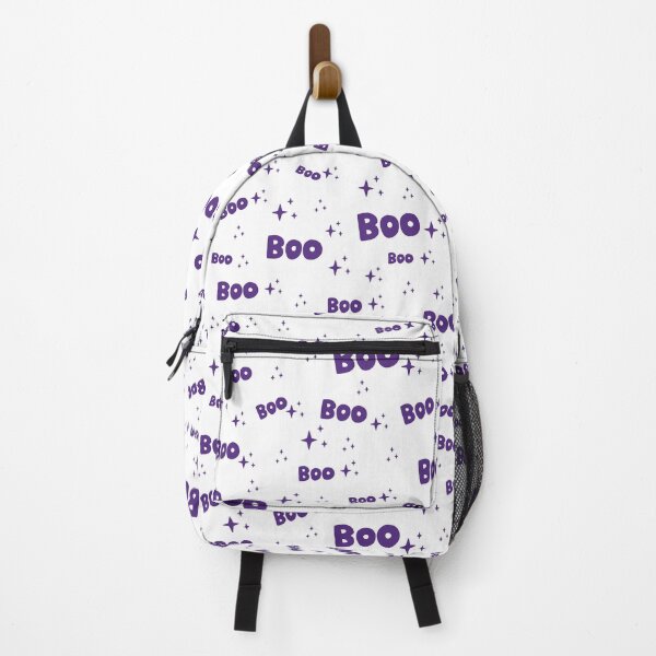 Item preview, Violet Purple Boo words with stars for Halloween designed and sold by MoorePatterns.