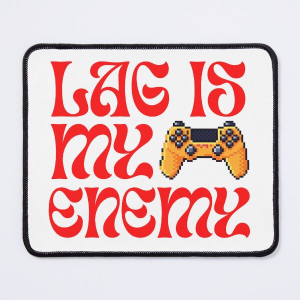 Item preview, Retro Pixel Gaming Typography – Lag Is My Enemy designed and sold by wear&warestore.