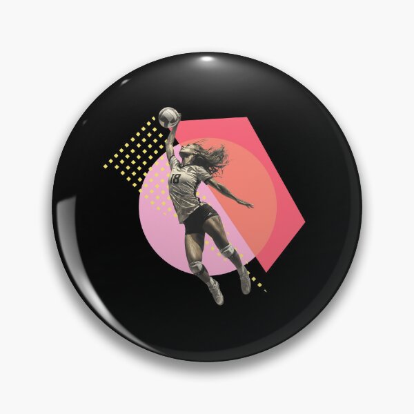 Item preview, Women’s Volleyball Outside Hitter Athletic Spiker with Geometric Design designed and sold by daila70.