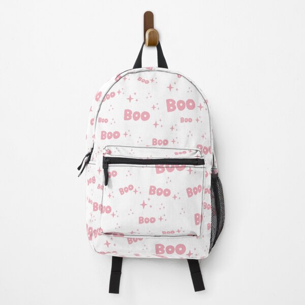 Item preview, Pale Pink Boo words with stars for Halloween designed and sold by MoorePatterns.