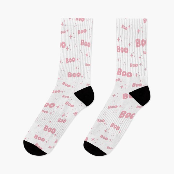 Item preview, Pale Pink Boo words with stars for Halloween designed and sold by MoorePatterns.