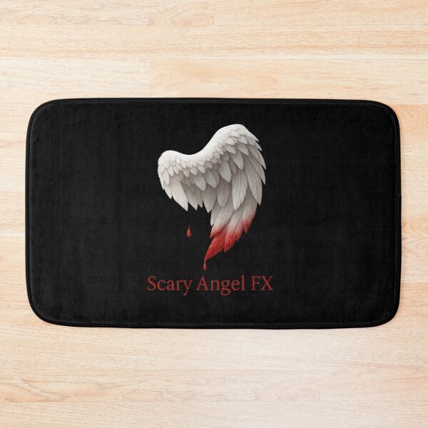Item preview, Beauty and Blood – Single Angel Wing with Blood Drops | Scary Angel FX Collection designed and sold by Scaryangelfx.