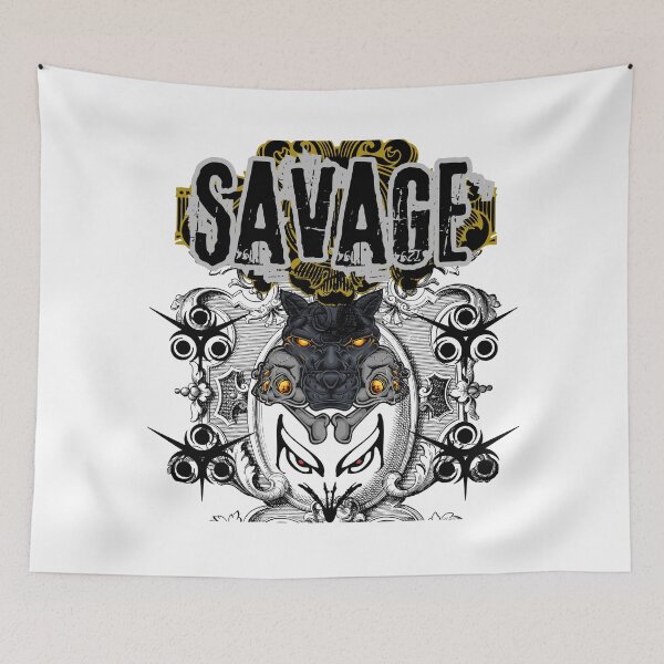 Item preview, Savage Bold Typography – Urban Streetwear Style designed and sold by kirpahub.
