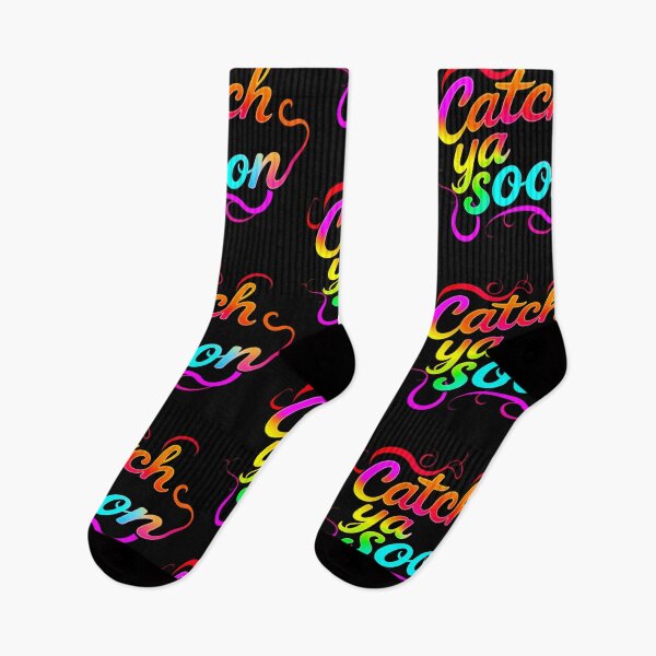 Item preview, Catch Ya Soon Colorful Typography Design designed and sold by Lulunza.