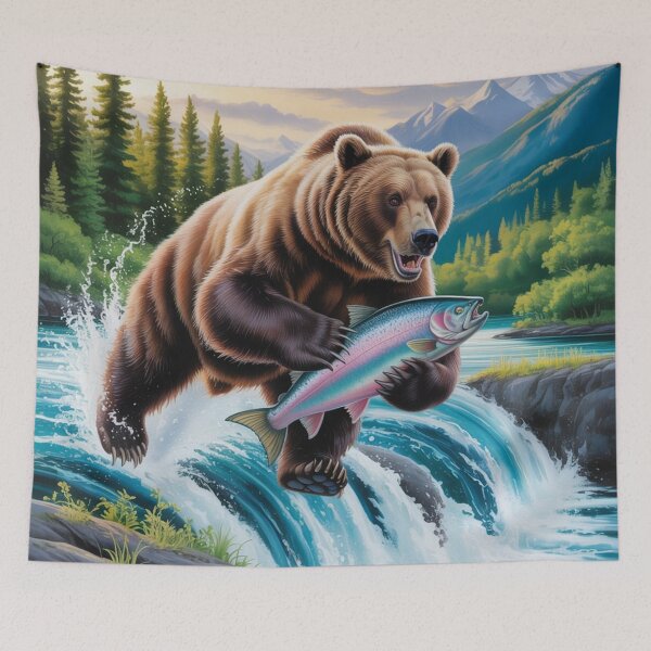 Item preview, Yukon River - Bear lover designed and sold by DamioPolArt.