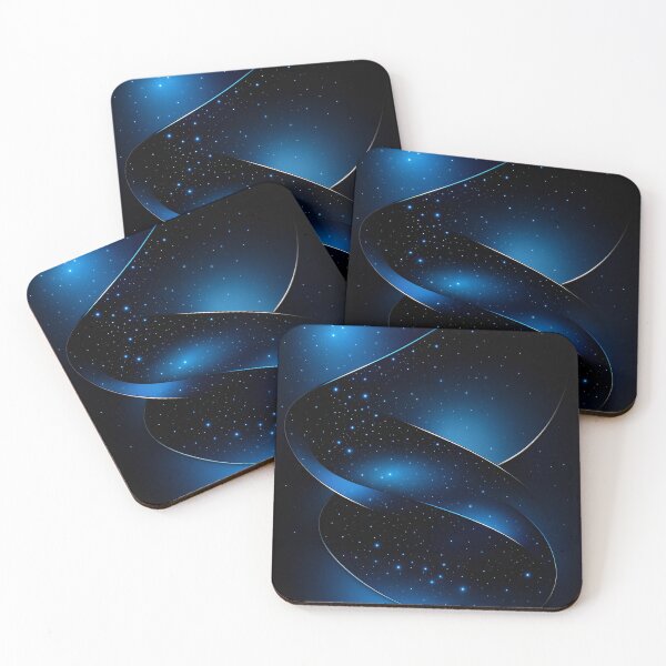 Item preview, Cosmic Blue Flow designed and sold by Kaleidoscope Print.