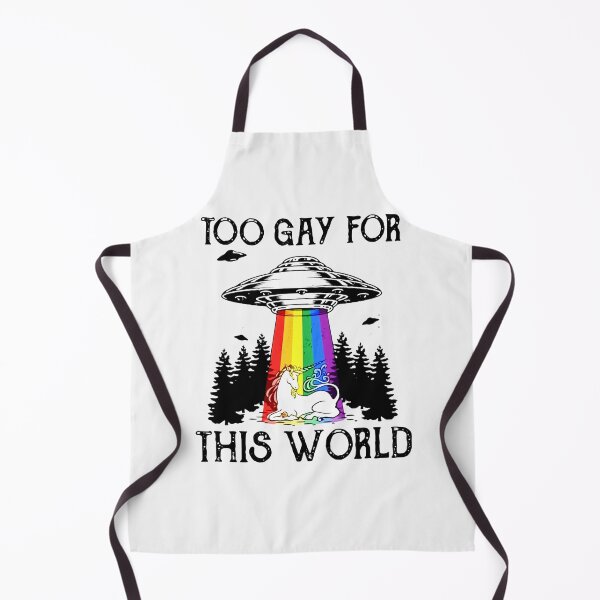 Item preview, Lgbt ufo unicorn too gay world designed and sold by RonWalker1.