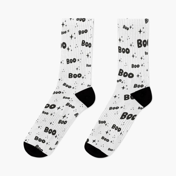 Item preview, Black Boo words with stars for Halloween designed and sold by MoorePatterns.
