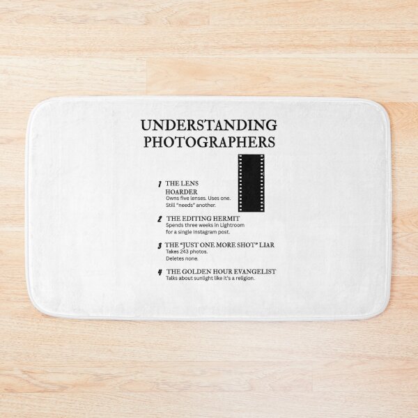 Item preview, FUNNY PHOTOGRAPHER QUOTES – A Guide to Lens Life designed and sold by PsyFlow35.