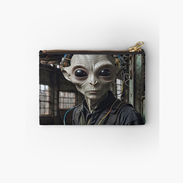 Item preview, Alien Creature Portrait in a Factory designed and sold by KALEIDOSCOPE UK.
