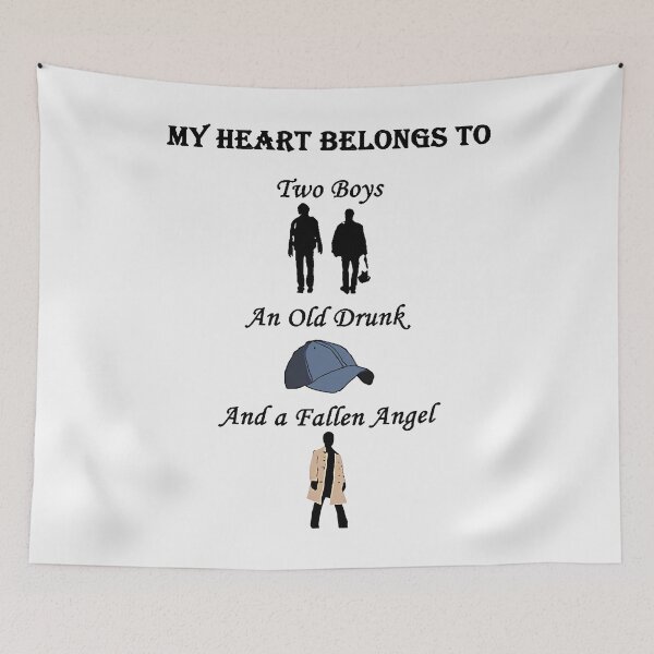 Item preview, my heart belongs to supernatural  designed and sold by RonWalker1.