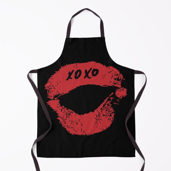 Artikelvorschau, XOXO Roter Lippenstift-Kuss-Druck – Romantisches Liebes-Valentinstag-Design entworfen und verkauft von Design--Drip.