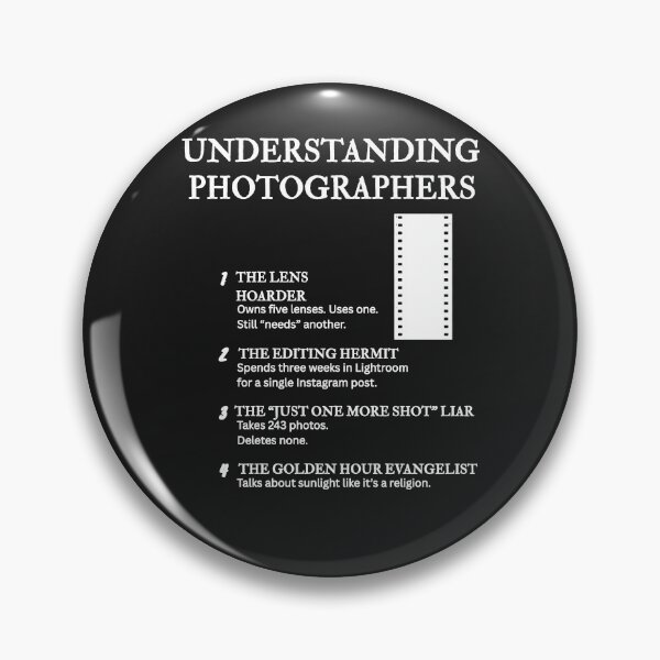 Item preview, FUNNY PHOTOGRAPHER QUOTES – A Guide to Lens Life – Black designed and sold by PsyFlow35.