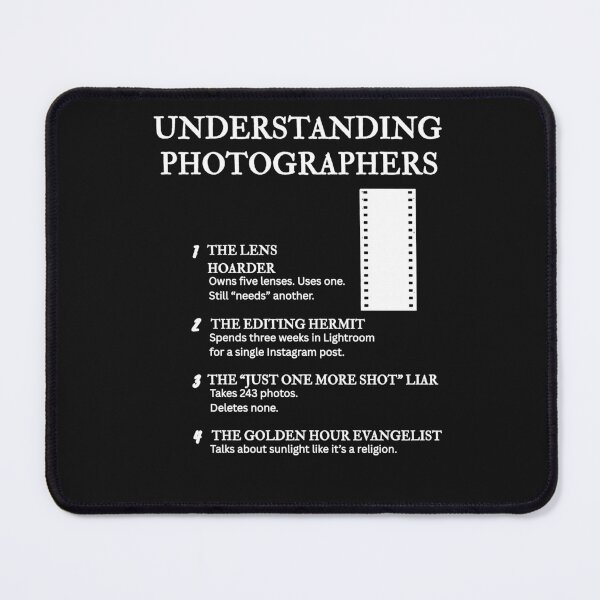 Item preview, FUNNY PHOTOGRAPHER QUOTES – A Guide to Lens Life – Black designed and sold by PsyFlow35.