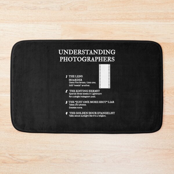 Item preview, FUNNY PHOTOGRAPHER QUOTES – A Guide to Lens Life – Black designed and sold by PsyFlow35.