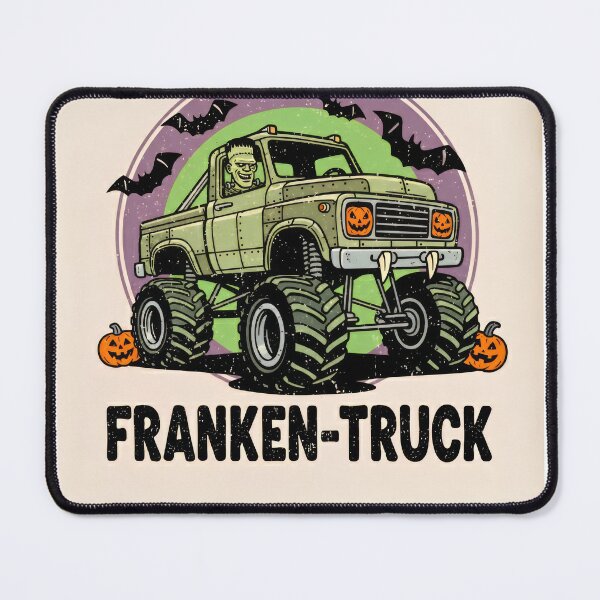 Item preview, Spooky Franken-Truck with Bats designed and sold by LookLikeBrand.