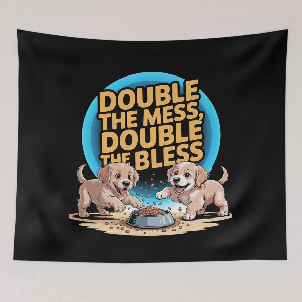 Item preview, Double the Mess Double the Bless designed and sold by LaBanana-Art.
