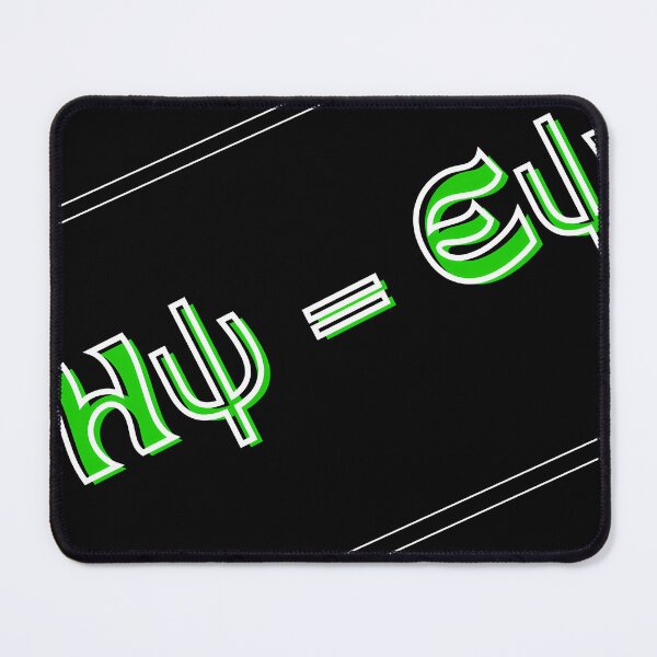 Item preview, Neon Schrödinger Equation Minimalist Design designed and sold by TajSprinklz.