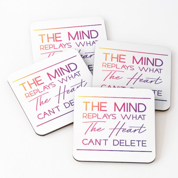 Item preview, The mind replays what the heart can't delete designed and sold by Jaiyes.