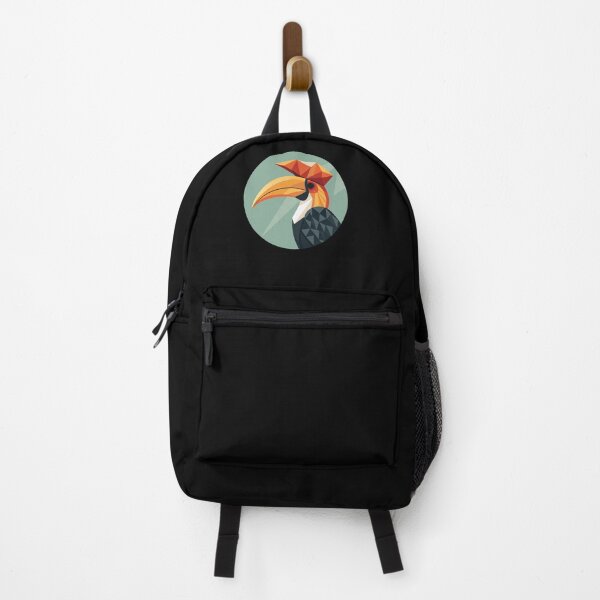 Item preview, Minimalist Rhinoceros Hornbill Vector – Geometric Tropical Bird Design designed and sold by VividOrganica.