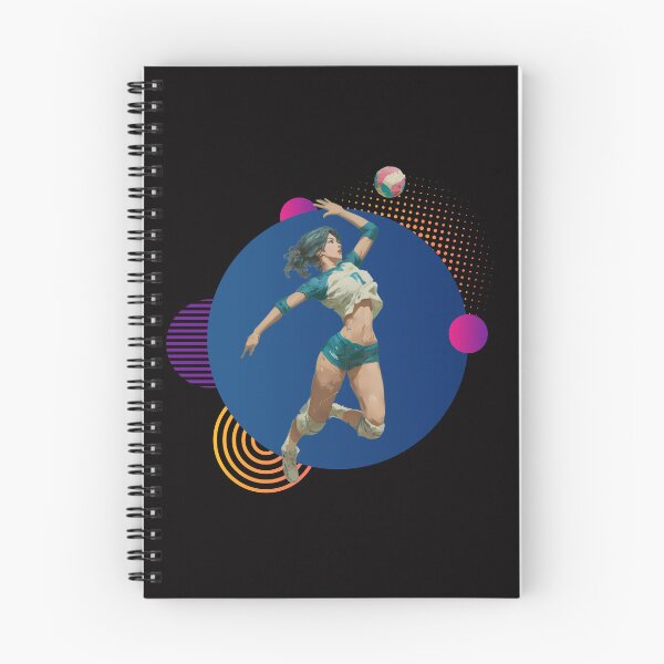 Item preview, Volleyball Opposite Hitter Dynamic Spiker Featuring Geometric Design designed and sold by daila70.