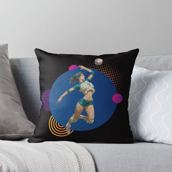 Item preview, Volleyball Opposite Hitter Dynamic Spiker Featuring Geometric Design designed and sold by daila70.