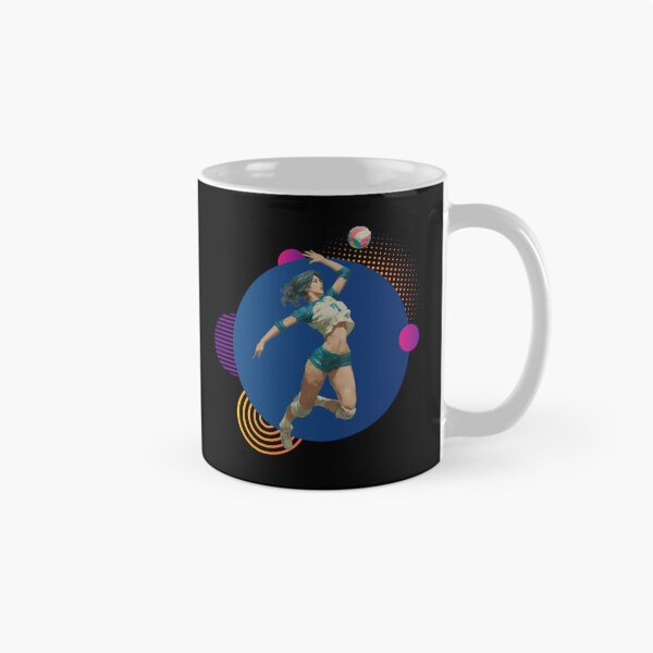 Item preview, Volleyball Opposite Hitter Dynamic Spiker Featuring Geometric Design designed and sold by daila70.